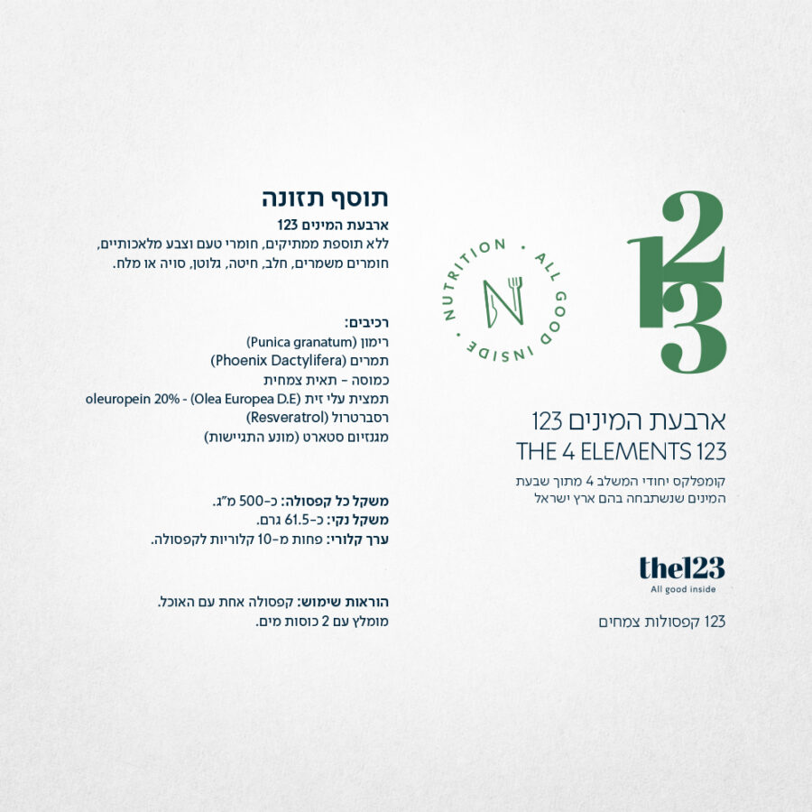 חלק מהתווית 4 המינים